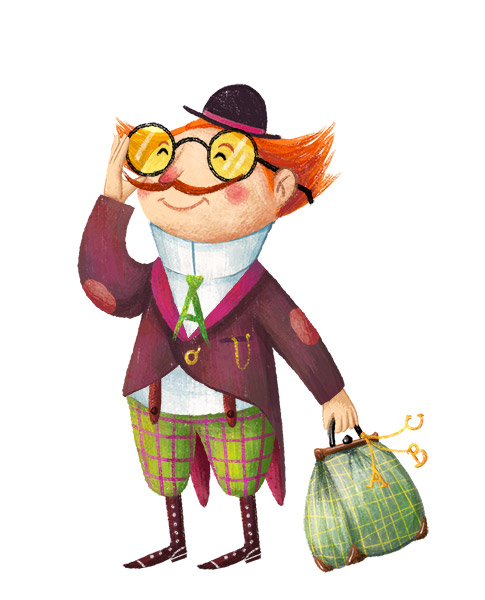 Barbara Cantini Illustrator - Man for rizzoli